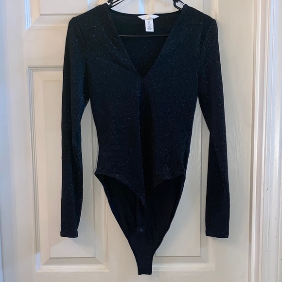 H&M Glittery Black Bodysuit - Picture 3 of 10